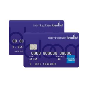 bloomindale american express credit card.